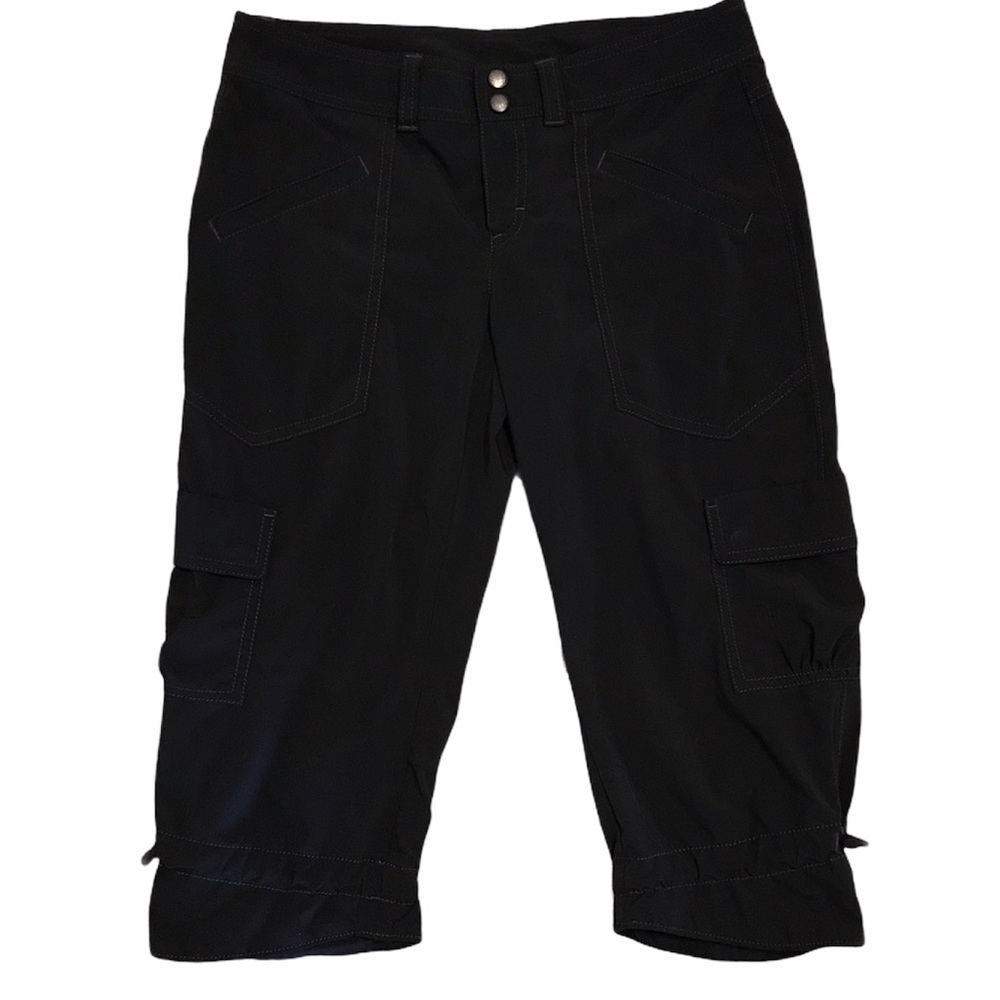 Athleta Size 2 Black 6 Pocket Capris